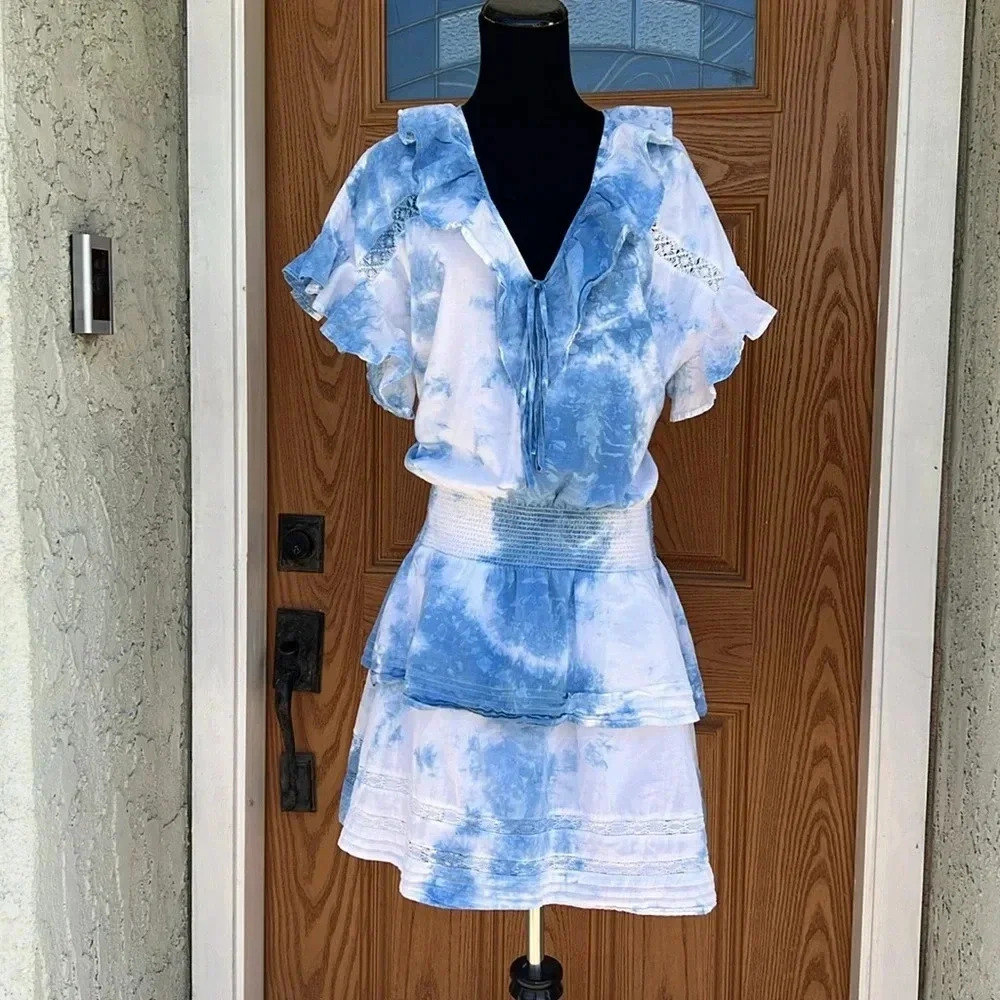 Lauren Ralph‎ Lauren Tie Dyed Mini Dress 16